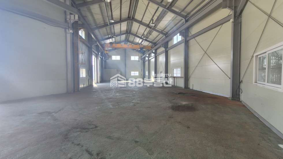 경기 화성만세구 남양읍 무송리 전력 300kW 호이스트 5톤 마당 넓은 임대료 저렴한 단독공장 월세 매물번호 10225 사진 3
