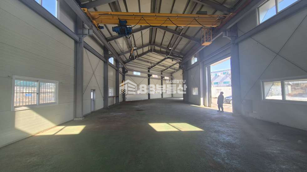 경기 화성만세구 남양읍 무송리 전력 300kW 호이스트 5톤 마당 넓은 임대료 저렴한 단독공장 월세 매물번호 10225 사진 4