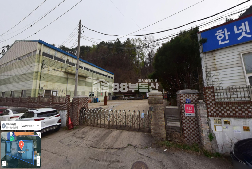 경기 화성만세구 남양읍 무송리 A,B동 무송공업단지 내 위치 마당 넓은 단독공장 매매 매물번호 10167 사진 1