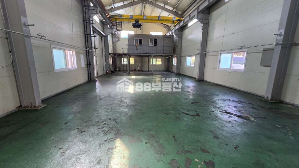 경기 화성만세구 남양읍 온석리 가동 3톤 호이스트/에어배관, 25평 가설천막 60평 공장임대 월세 매물번호 10453 사진 2